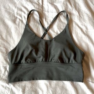 Sage green comfort sports bra Offline by Aerie